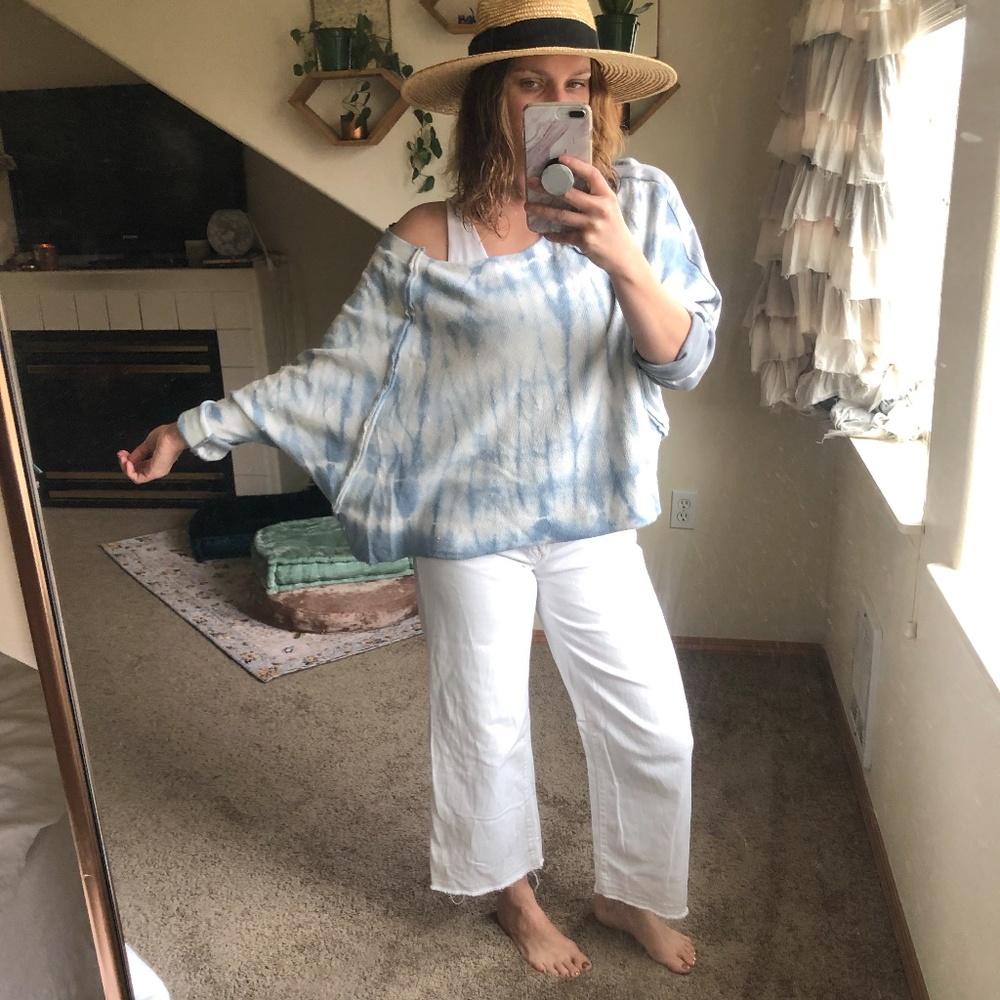 Free People tie dye sweater